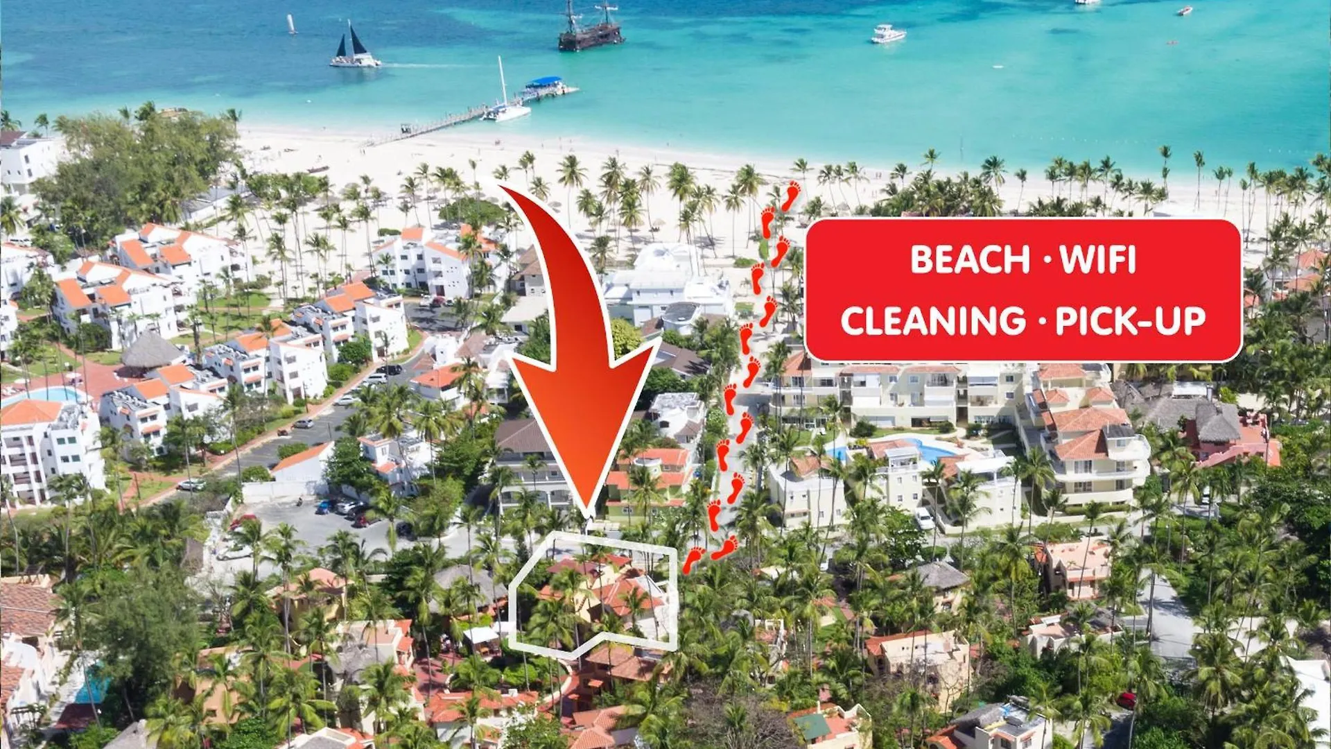 Caribbean Villas And Suites - Playa Los Corales - Wifi, Beach Club 5*, 蓬塔卡纳 多米尼加共和国
