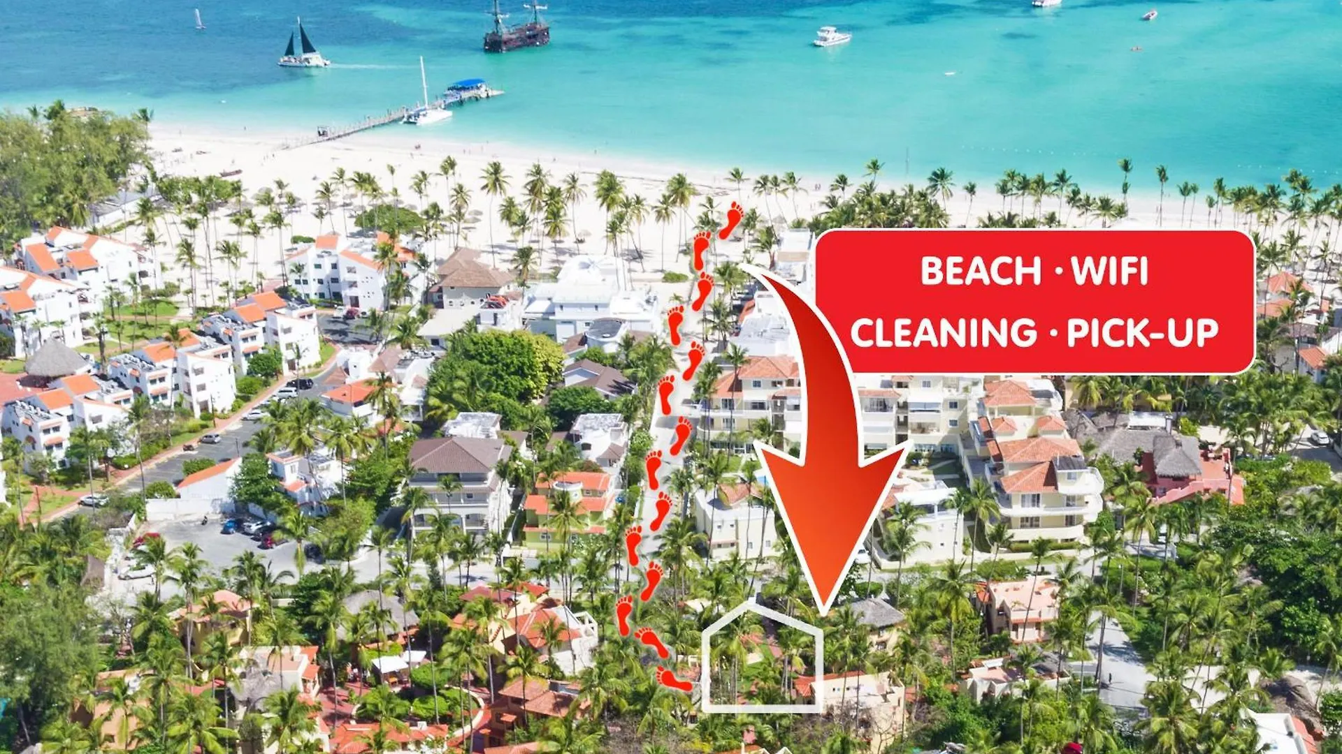 ***** 公寓式酒店 Caribbean Villas And Suites - Playa Los Corales - Wifi, Beach Club 多米尼加共和国