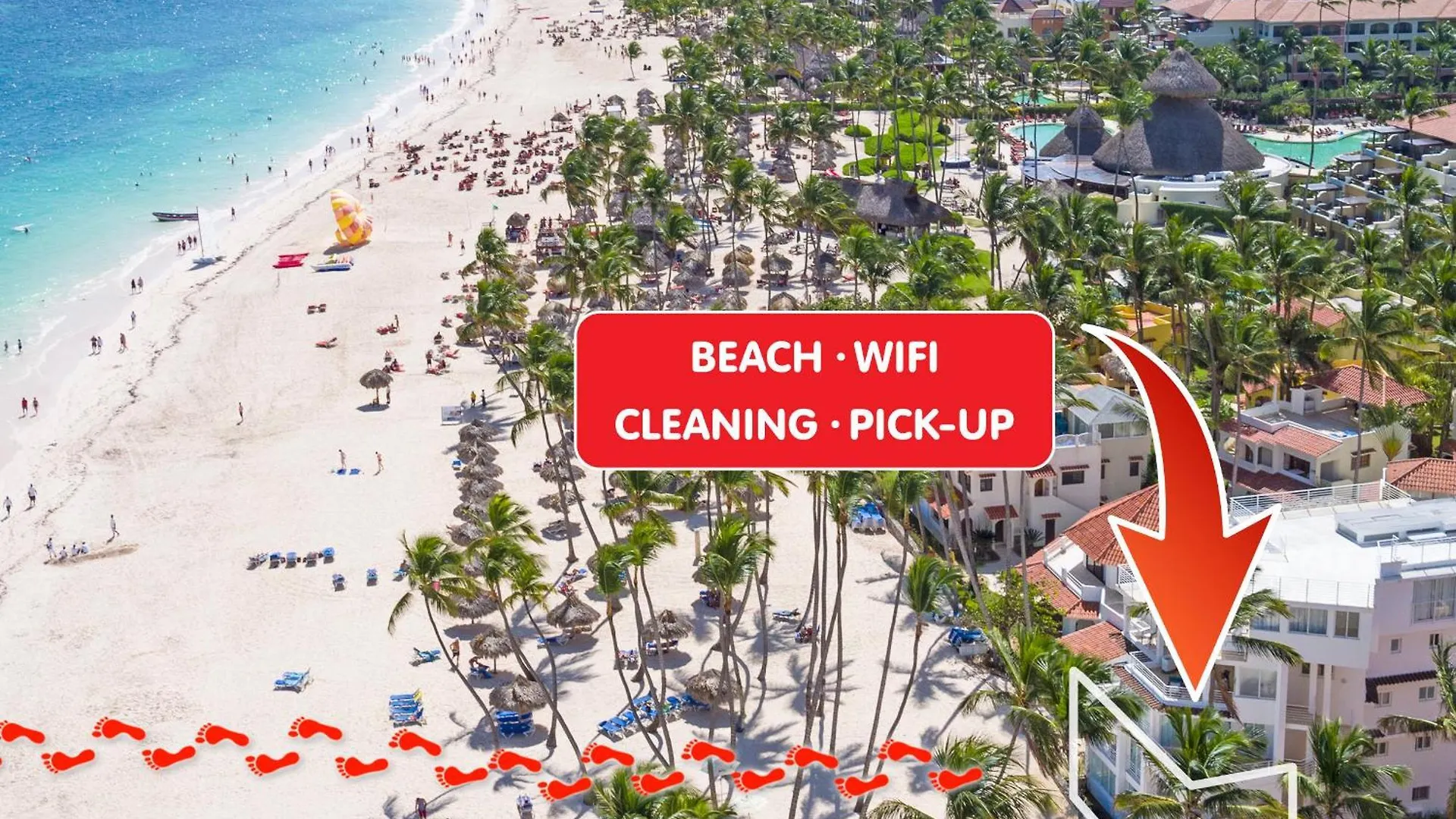 公寓式酒店 Caribbean Villas And Suites - Playa Los Corales - Wifi, Beach Club
