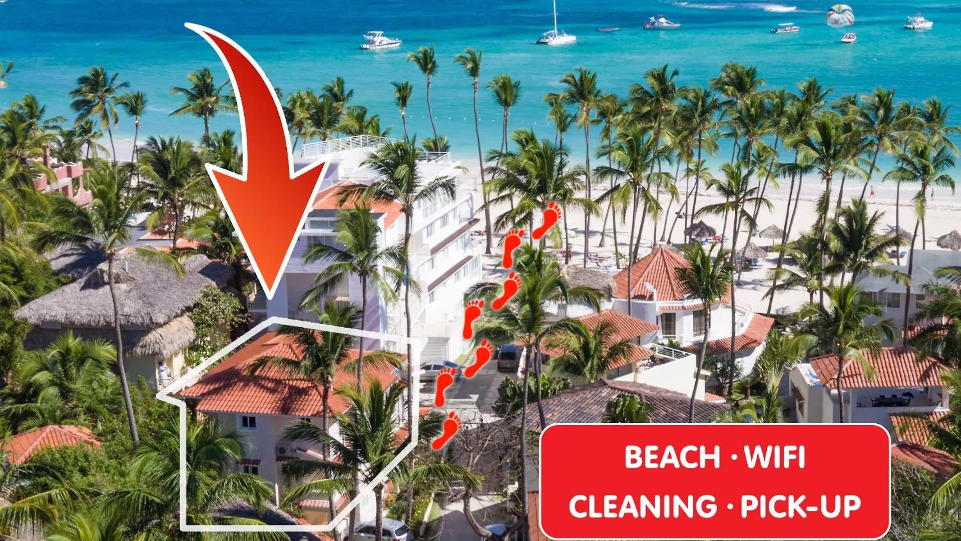 Caribbean Villas And Suites - Playa Los Corales - Wifi, Beach Club 5*, 蓬塔卡纳 多米尼加共和国