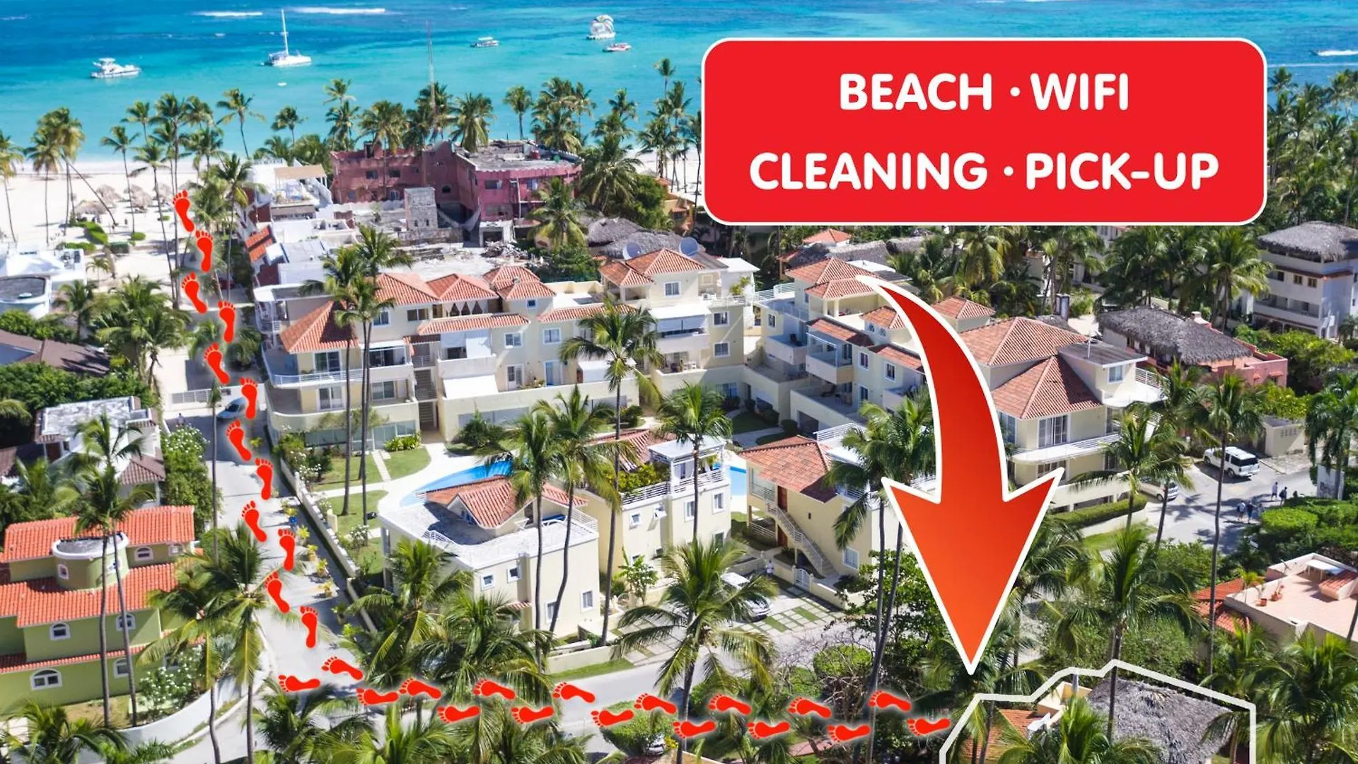 公寓式酒店 Caribbean Villas And Suites - Playa Los Corales - Wifi, Beach Club