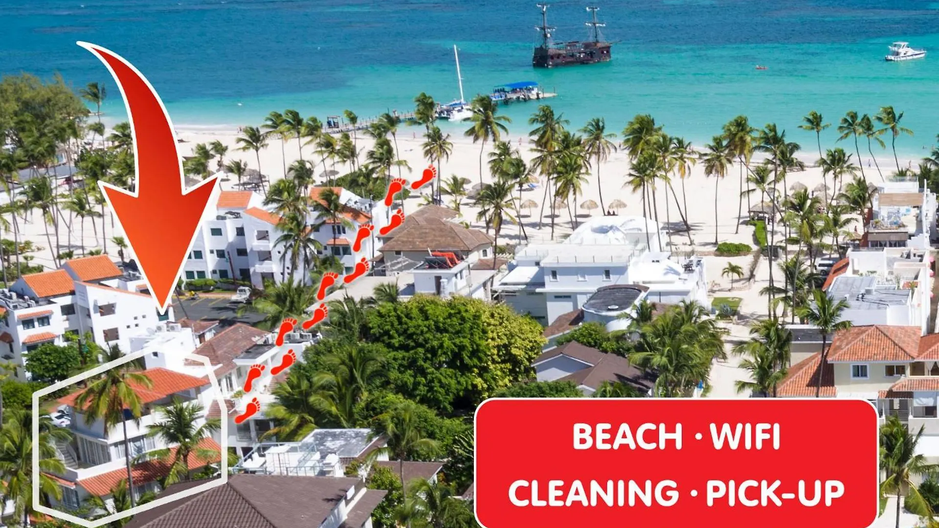 Caribbean Villas And Suites - Playa Los Corales - Wifi, Beach Club 蓬塔卡纳