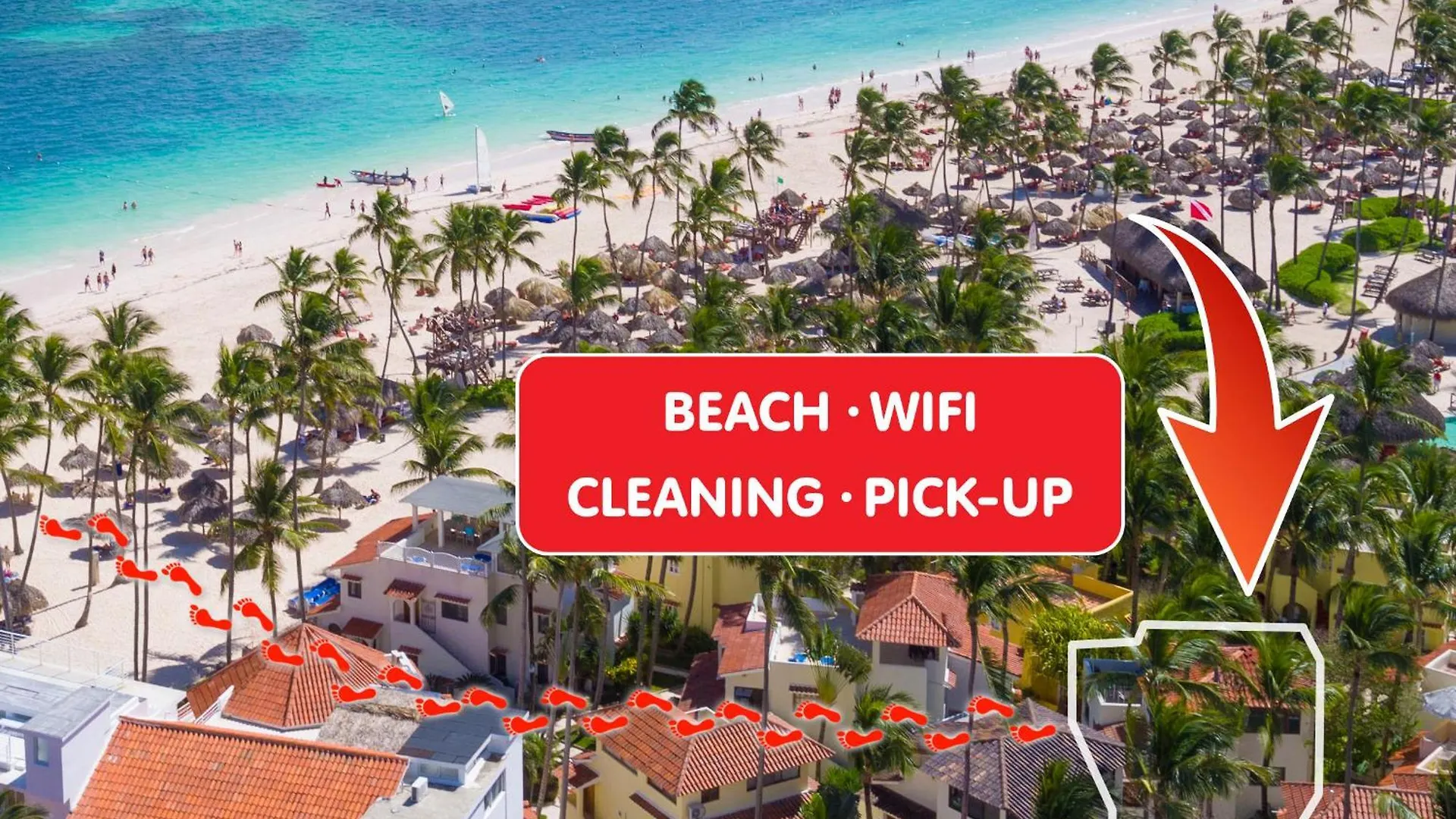 ***** Apartmanhotel Caribbean Villas And Suites - Playa Los Corales - Wifi, Beach Club Dominikai Köztársaság